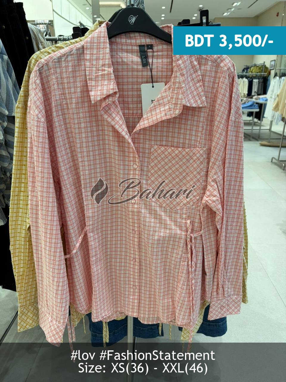 Pink blouse